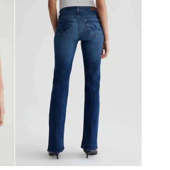 NEW AG Jeans Angel Extended Bootcut Denim  women Jeans - Low Rise 252 - Picture 2 of 11